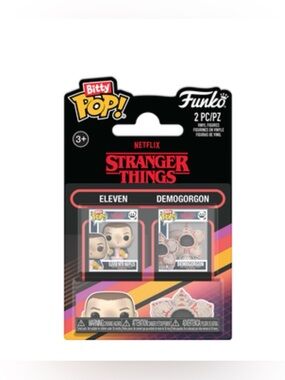 Funko Bitty Pop! Stranger Things Eleven & Demogorgon